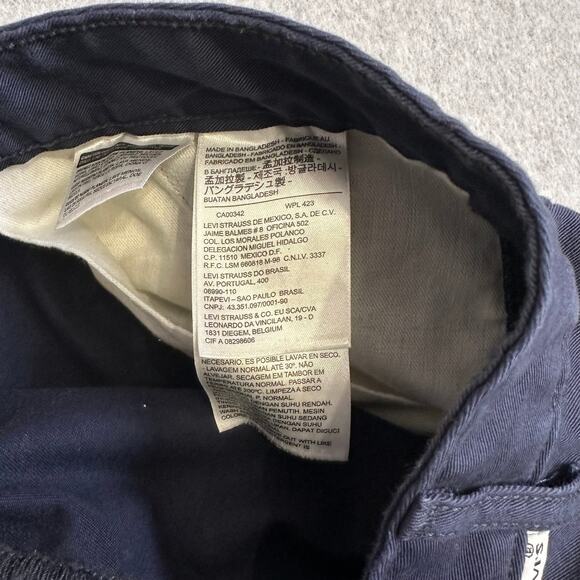 Levi's Carrier Cargo Shorts Men's 40 Navy Blue Utility Outdoor Bermuda S40196 - Picture 6 of 9